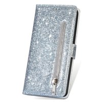 Funda Para Foxdock Elegante Funda Samsung Galaxy A15 Glitter Con Cremallera-Ideal Para El Uso Diario