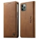 thumbnail image 1 of Funda Billetera de Cuero para [iPhone 11 Pro], Bloqueo RFID, Tarjetas y Soporte Marrón, 1 of 5