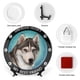 thumbnail image 3 of Husky siberiano Plato decorativo de porcelana fina (bone china), plato decorativo de cerámica para hogar, oficina, soporte de pared, platos decorativos para dormitorio - 6 pulgadas (15 cm), 3 of 6