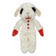 thumbnail image 1 of Juguete para perros con forma de chuleta de cordero de pie para múltiples mascotas, 33 cm, con chirriador, 1 of 7