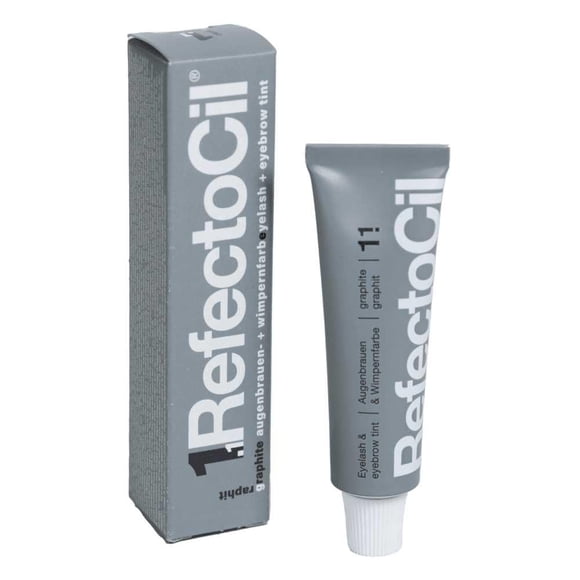 Tinte en crema para cabello RefectoCil Grafito 1.1 dura 6 semanas 15 ml