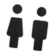 thumbnail image 4 of Señales de baño para hombres y mujeres, indicadores de recordatorio de inodoro, decoración, señales de puerta de baño de madera, señales de puerta de, 4 of 5