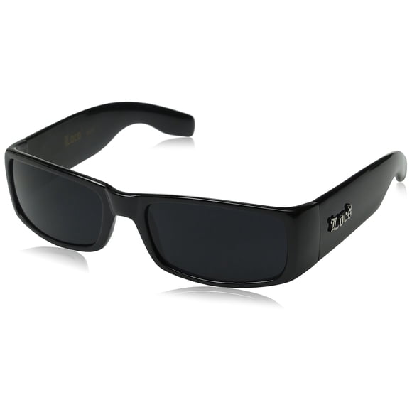 Anteojos de Sol Locs 9006 Negro Brillante con Lentes Oscuros
