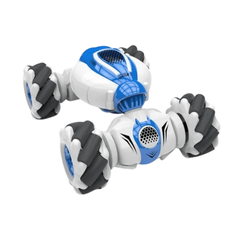 S-012 Rc Stunt Car Control Remoto Belug 360° Flips Sensor Color Azul Blanco