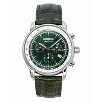 Reloj Digital Zeppelin Lz 14 Marine Cronógrafo Verde Hombre