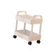 thumbnail image 2 of Carro Organizador De 2 Niveles Con Asa, Carrito De Servicio Para Dormitorio, Cocina, Oficina, Color Blanco, 2 of 3