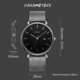thumbnail image 4 of Reloj BUREI Fashion Minimalista con fecha analógica de acero inoxidable, 4 of 7