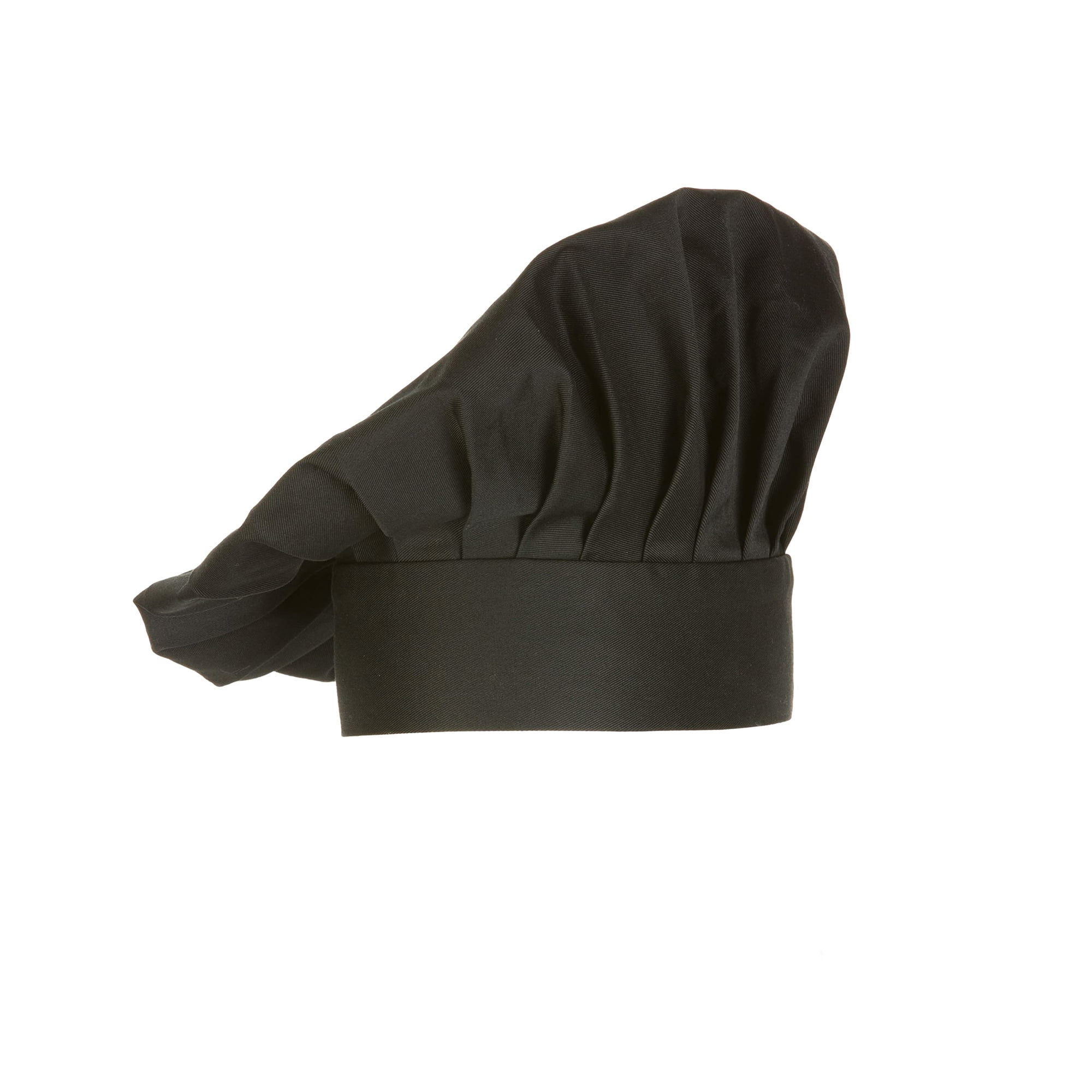 Gorro De Chef Unisex Chef Works, Negro, Poliéster/algodón Talla Única