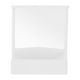 thumbnail image 3 of Espejo No Reversible Espejo Invertido Claro Creativo Regalo de Mujer Soporte Cosmético Espejo de Tocador para Dormitorio Mesa de Escritorio blanco, 3 of 5