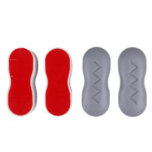 Magideal - 4 Juntas De Tapa De Inodoro Con Amortiguador, Amortiguadores De Asiento De Inodoro, Parachoques Antideslizantes, Tapón Universal , Estilo Un Estilo A