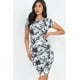 thumbnail image 1 of Vestido Estampado Tie-dye Negro S, 1 of 5