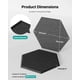 thumbnail image 5 of Paneles Acústicos Hexagon Paquete De 18 30 X 25 X 1 Cm Color Negro, 5 of 8