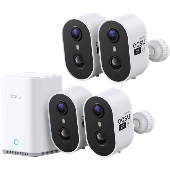 Cámara Seguridad Kit aosu WirelessCam Lite 2K 6X Zoom Exterior