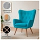 thumbnail image 2 of Sillón Poltrona Decorativo con Diseño Nórdico azul 0, 2 of 6