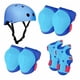 thumbnail image 1 of Set De Protección Niño Azul Casco Rodillera Codera Muñequera, 1 of 5