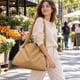 thumbnail image 2 of Bolso Plegable de Compras Grande Tipo Shopper con Bolsillo con Cierre y Asas Largas, 2 of 7