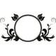 thumbnail image 1 of Decomural Leaf Embellished Circular Frame Floral WS-19122, 1 of 2