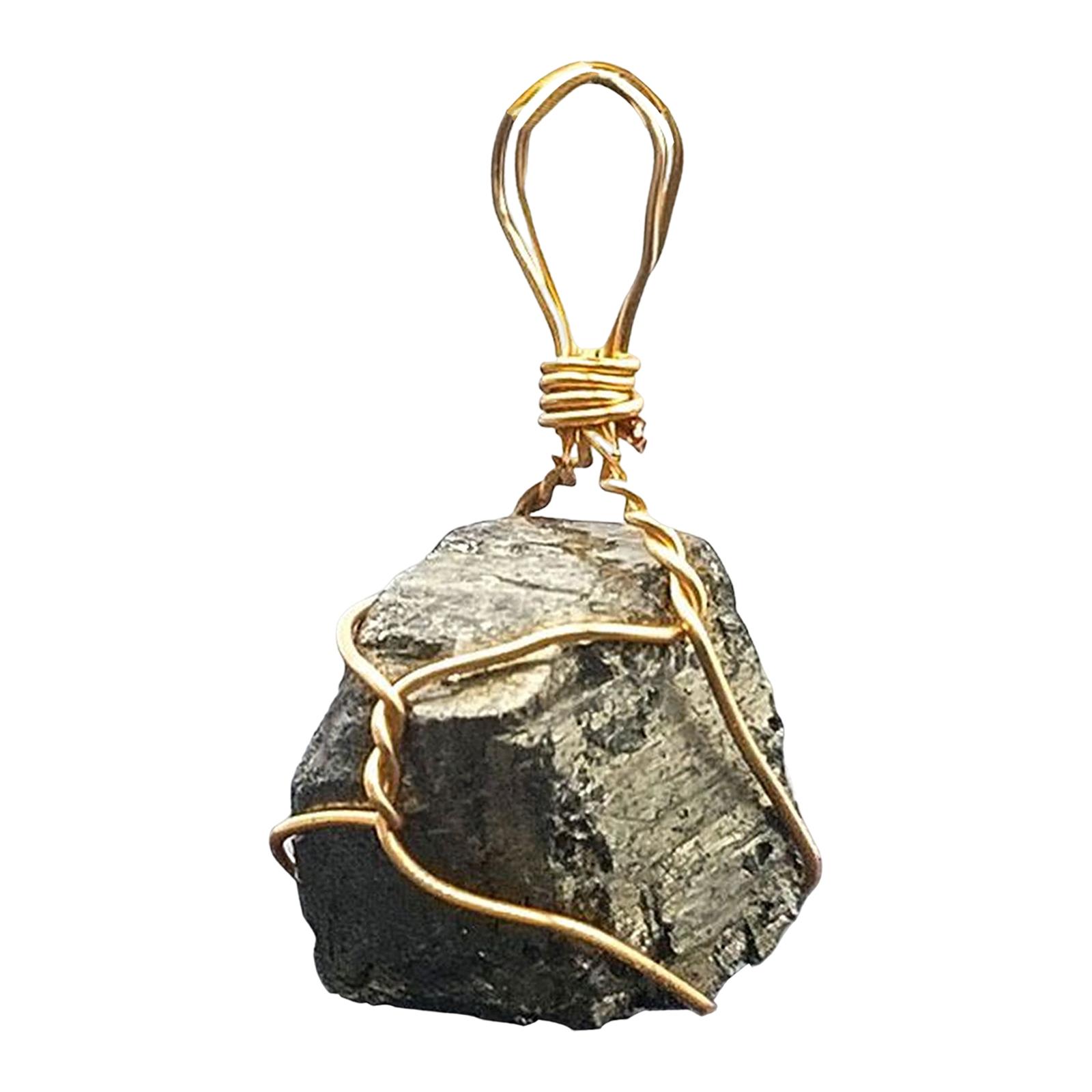 Magideal - Piedra De Natural Única, Adornos Colgantes De Joyería, Espécimen De Enseñanza Para Mujeres Y Hombres, Decoración De Piedra Decorativa Irregular