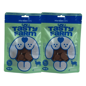 Marben Pets - Pack 2 Snack Para Perros Tasty Farm Medallón De Cordero