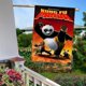 thumbnail image 5 of Kung Fu Panda -bandera de jardín temática. Regalo perfecto para fans, amigos y familiares, ideal para actividades al aire libre y decoración de fiestas.45CM*100CM, 5 of 5