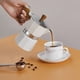 thumbnail image 5 of Cafetera clásica de cocina para un espresso fuerte y de gran sabor, cafetera moka de aluminio estilo italiano, cafetera cubana y greca, cafetera moka, cafetera percolato, 5 of 5