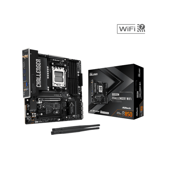 Intel Asrock B850M Challenger WiFi AM5 AMD B850 Micro ATX Placa Madre