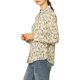 thumbnail image 4 of INSPIRE CHIC Camisa de Mujer con Botones Estampado Floral de Manga Larga Cuello en Punta Top de Oficina 3XL Beige, 4 of 8
