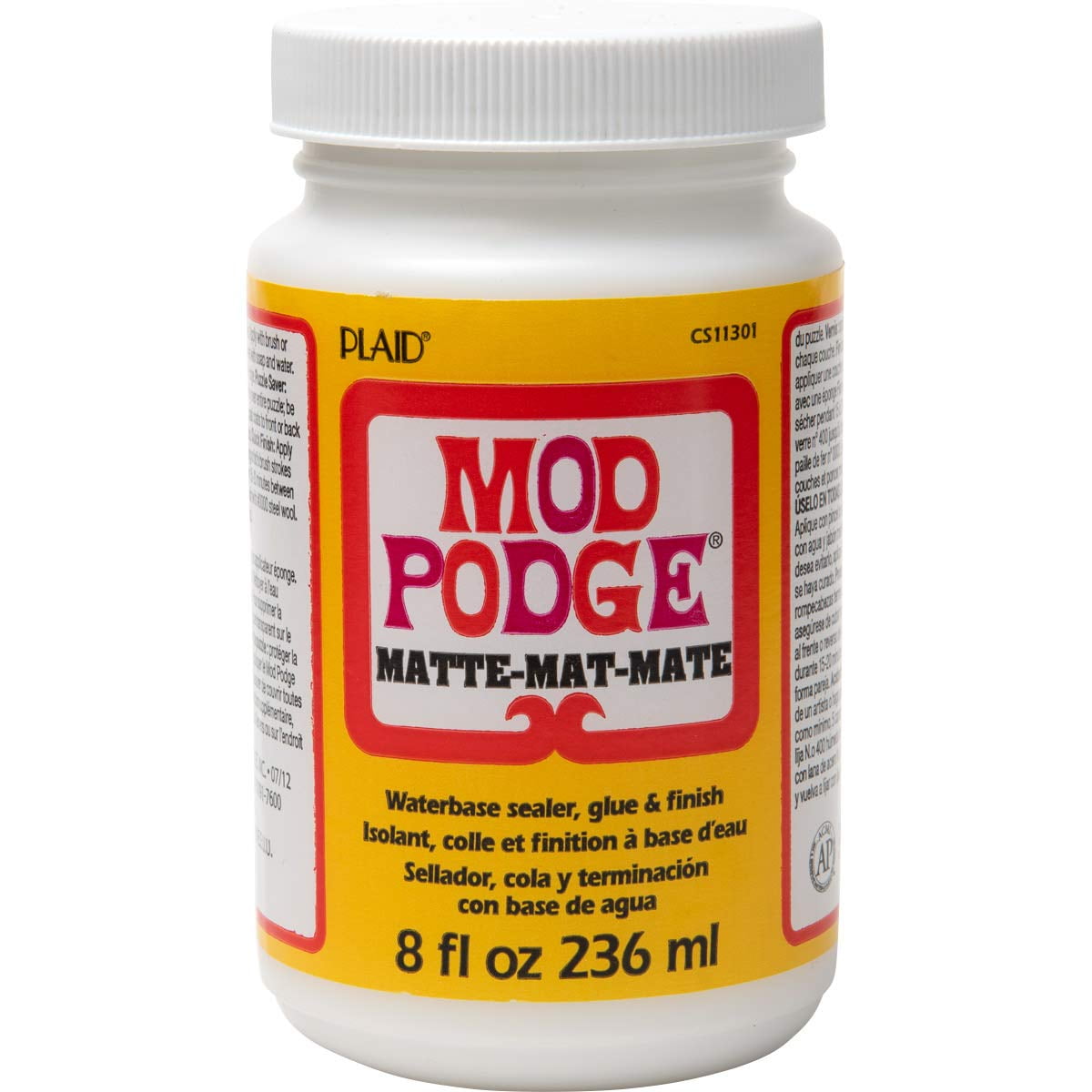 Sellador Mate, Pegamento Y Acabado Craft Solution Mod Podge, 240 Ml