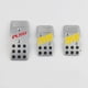 thumbnail image 1 of Set cubre pedales de auto Momo 3 piezas de aluminio tunning universal, 1 of 2