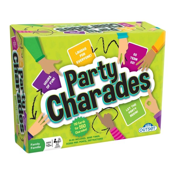 Party Charades Game Outset Media con 550 charadas para más de 10 personas