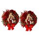 thumbnail image 5 of 2 Piezas Guirnalda De Navidad Decoración De La Pared De La Puerta Ornamento De Navidad Sagrada Familia Artificial, 5 of 5