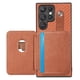thumbnail image 4 of Funda Billetera Tejida para Samsung Galaxy S23 Ultra con Soporte y Tarjetero Marrón, 4 of 4