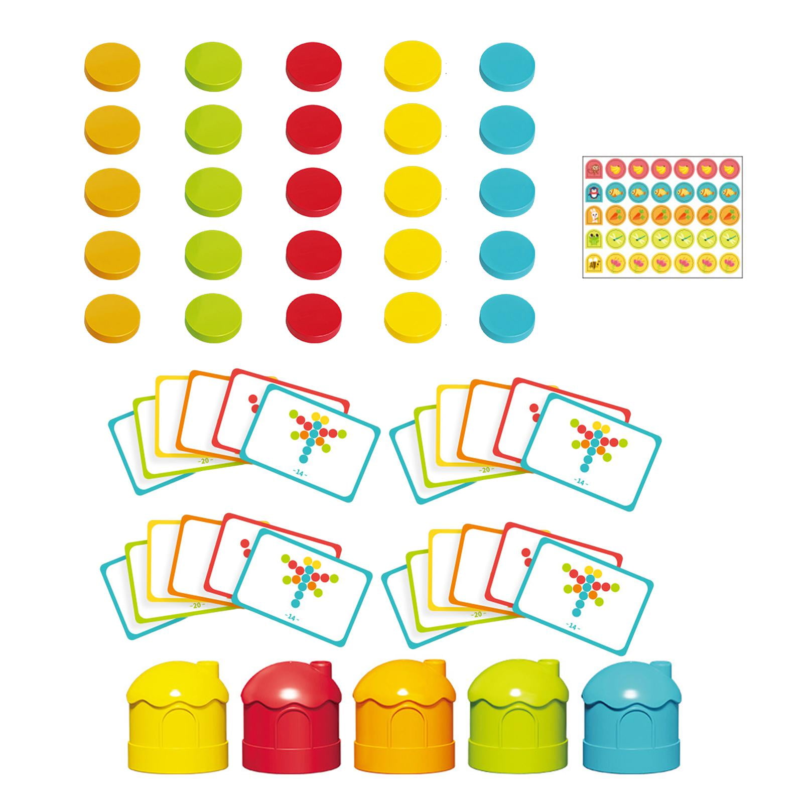 Magideal - Tazas Educativas De Clasificación De Colores, Ayuda Para Enseñanza De Matemáticas, Juguete Clasificado, Actividad De Aprendizaje Práctica Para Guarder