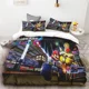 thumbnail image 1 of 3pcs Duvet Cover Super Mario Anime Character Cartoon Children's Holiday Gift Single Double Bed Size Anime HD Printing Gift Bed Sheets, 1 of 5