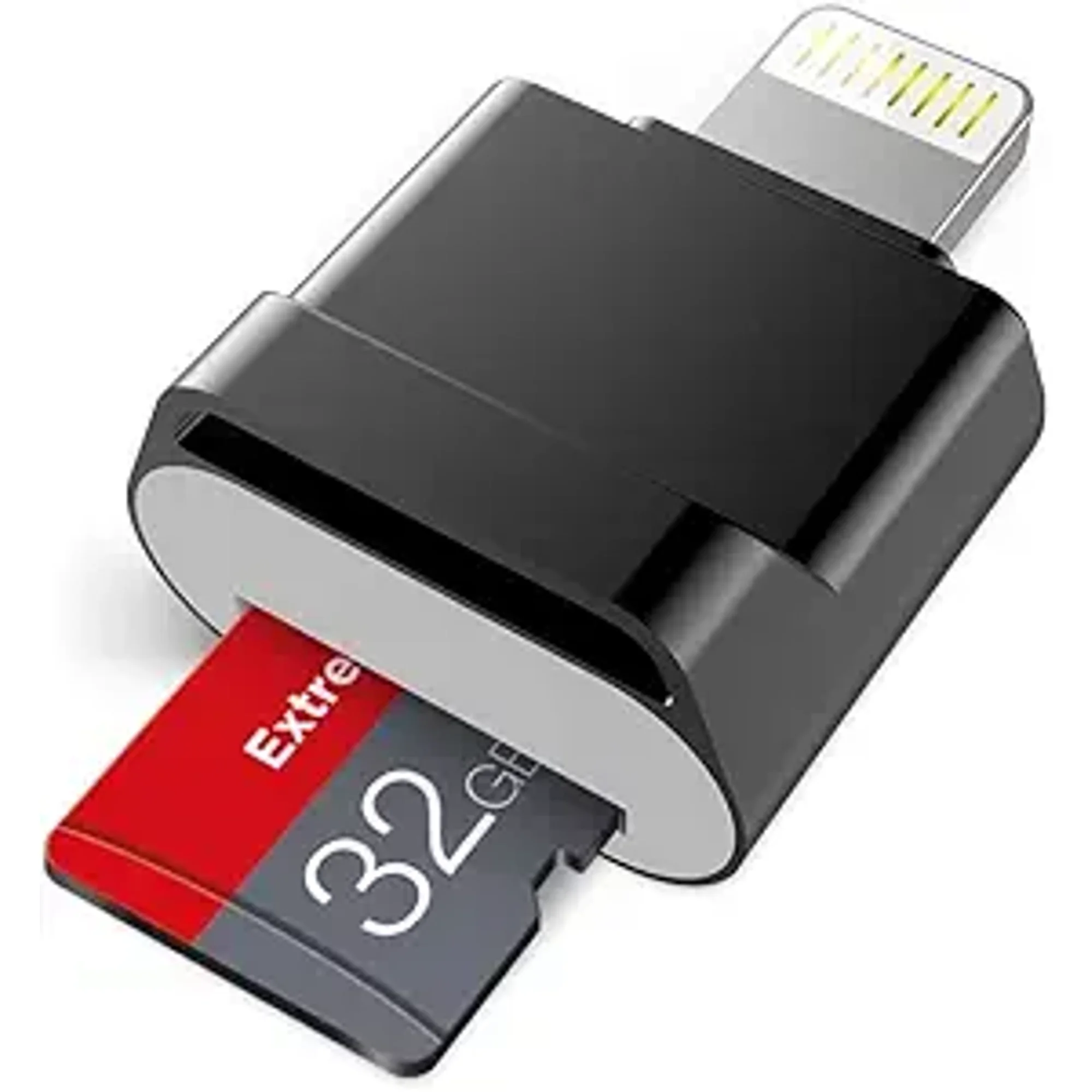 Impormaipu - Adaptador Para Iphone Ligthning A Lector Tarjeta Memoria Para Iphone A Micro Sd