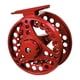 thumbnail image 3 of Carrete de pesca con mosca de metal 2 + 1 rodamientos Tackle izquierdo derecho 85mm rojo, 3 of 5