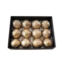 Magideal - 12 Piezas Adornos Navideños Bolas Colgantes Pendientes Decorativos Irrompibles Material Pp Decoración Árbol Navidad Adecuado Para Fiestas Bodas Celebr Café