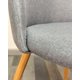 thumbnail image 3 of Silla Smooth para Comedor Tapiz Lino - Gris, 3 of 3