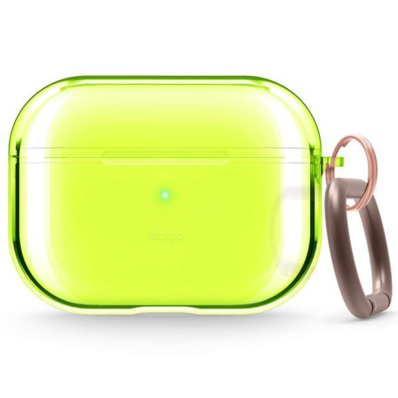 Funda elago transparente para AirPods Pro con mosquetón