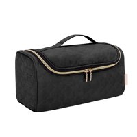 Magideal - Bolsa De Almacenamiento Para Accesorios Para Rizadores De Pelo, Estuche De Viaje Profesional Para Estilizador, Organizador De Accesorios De Estilismo Negro