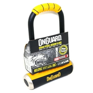 On Guard - Candado Onguard Llave U-Lock Pitbull Medium 90X175Mm Amarillo