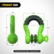 thumbnail image 2 of Grillete D-Ring Nilight 3/4" de alta resistencia, set de 2, 9500 lb, 2 of 7