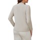 thumbnail image 3 of INSPIRE CHIC Camisas de Maternidad para Mujeres con Botones Ropa de Embarazo Manga Larga Cuello en V Falso 2 Piezas Tops de Lactancia S Caqui, 3 of 6