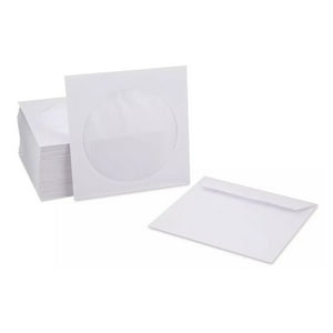 Oem - Sobres Papel Para Dvd, Cd, Blu-Ray Pack 100 Unidades