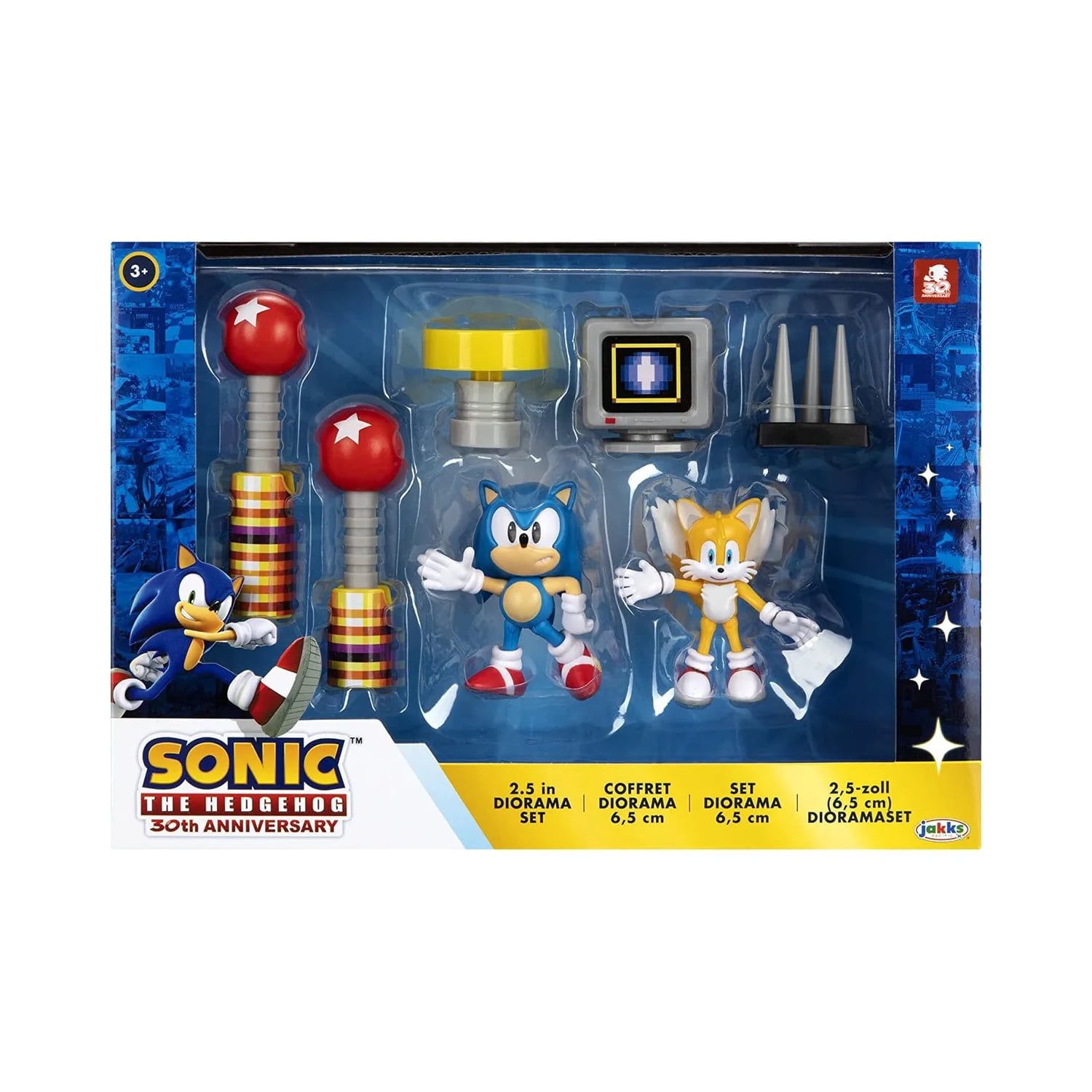 Jakks - Figura Sonic The Hedgehog Diorama Tails Original