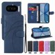 thumbnail image 2 of Funda tipo cartera con tapa para Nothing Phone 4A con tarjetero, soporte y cubierta magnética Azul, 2 of 5