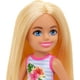 thumbnail image 2 of Muñeca pequeña Barbie Chelsea con traje de baño a rayas y estampado floral, 2 of 3