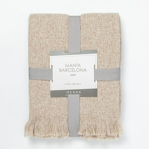 Hebra - Manta Barcelona 125X150 Beige