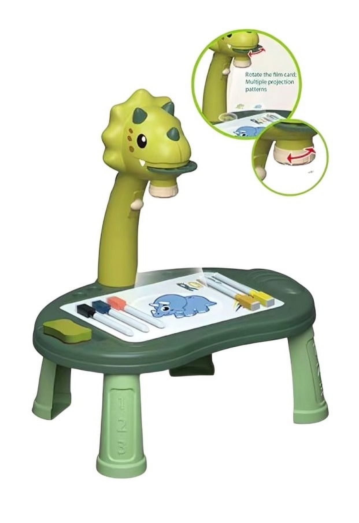 Genérico - Mesa Musical De Dibujo De Dinosaurio Con Proyector