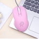 thumbnail image 5 of Ratón para juegos con clic silencioso, retroiluminado, óptico, ergonómico, con cable USB, 2400 DPI, 6 botones, 4 disparos, para PC, portátil, escritorio, Mac (rosa), 5 of 7
